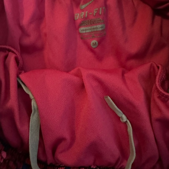 Nike Dri Fit Pink and Blue Pebble Print Logo Shorts - Picture 5 of 7